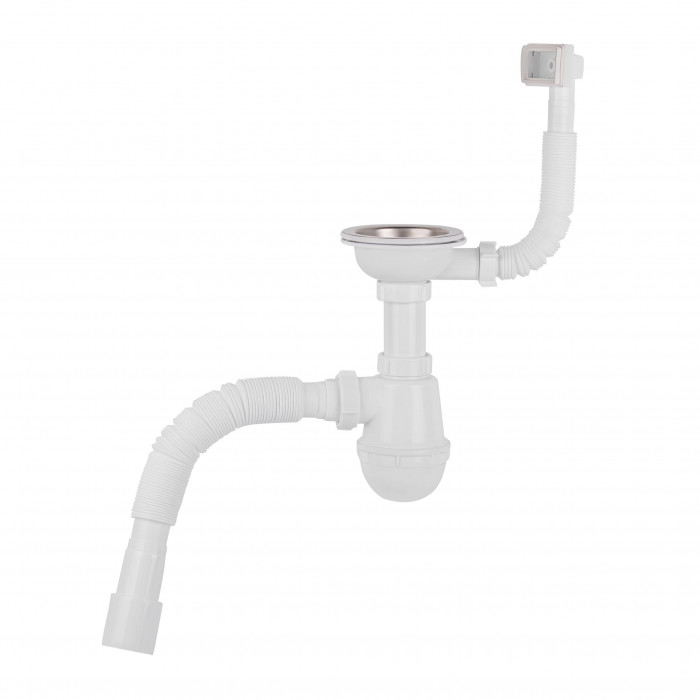 Сифон для кухонного миття Lidz (WHI) 60 05 M001 01