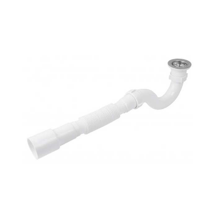 Сифон для душового піддону Lidz (WHI) 60 04 P002 00