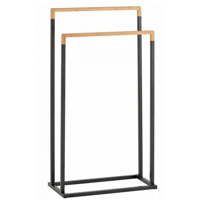 Вешалка для полотенец Rea Black Bamboo 390709