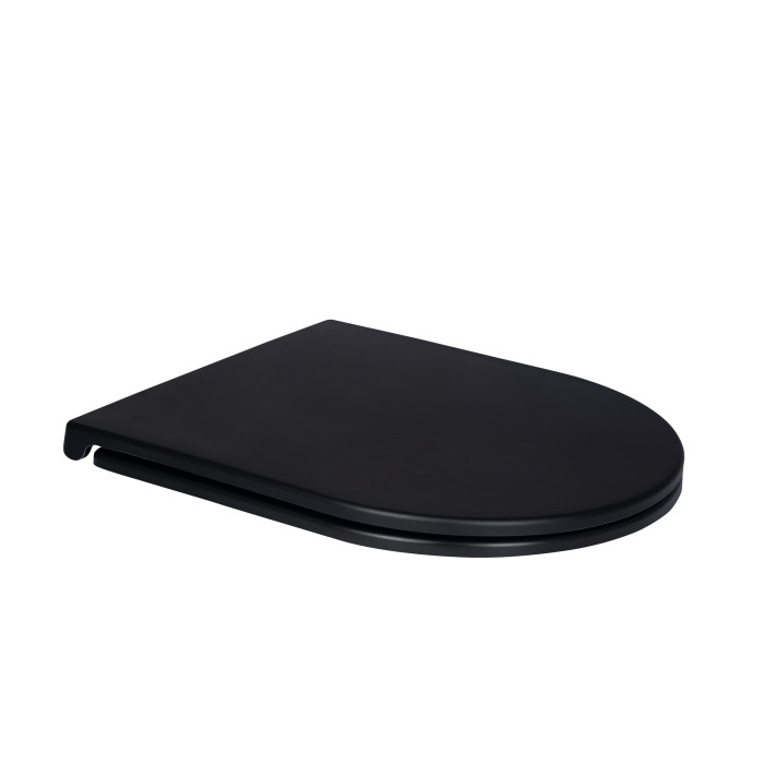 Сиденье для унитаза Qtap Robin с микролифтом Slim QT99HY2411MB