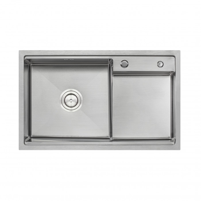 Кухонна мийка Qtap D7848-L Satin 3.0/1.2 мм (QTD7848L3012)