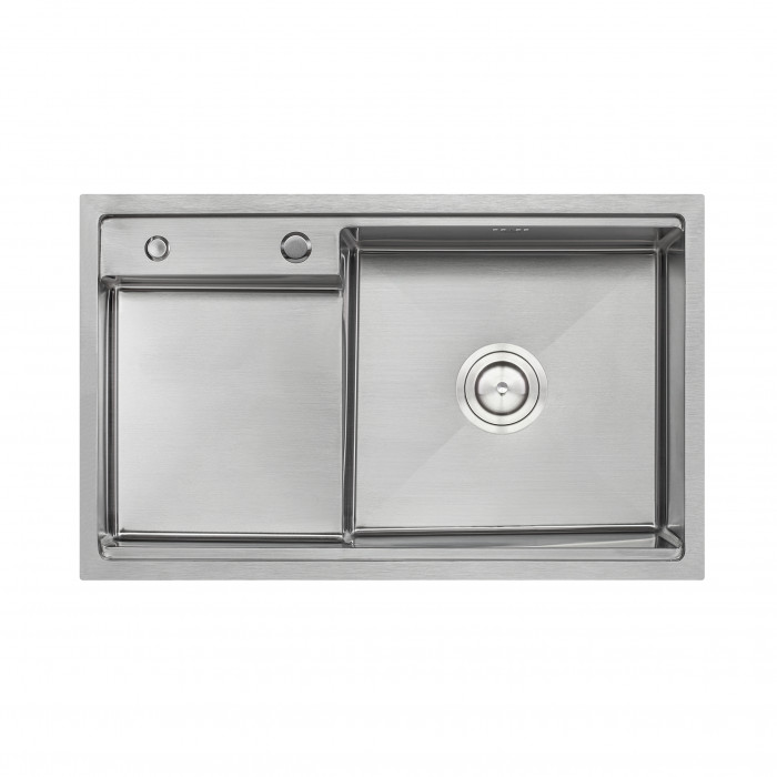 Кухонна мийка Qtap D7848-R Satin 3.0/1.2 мм (QTD7848R3012)