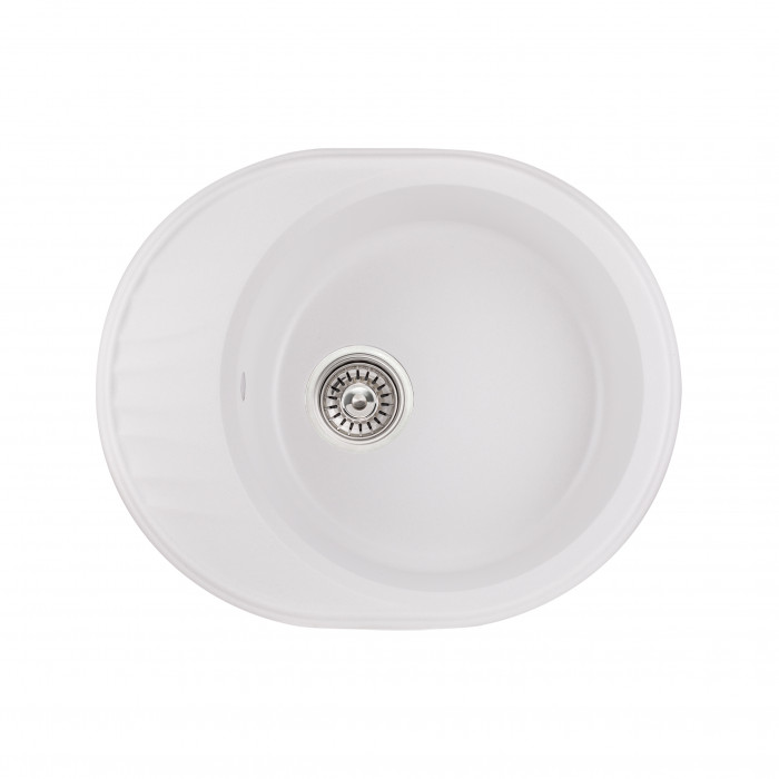 Кухонна мийка Qtap CS 6151 WHI (QT6151WHI650)