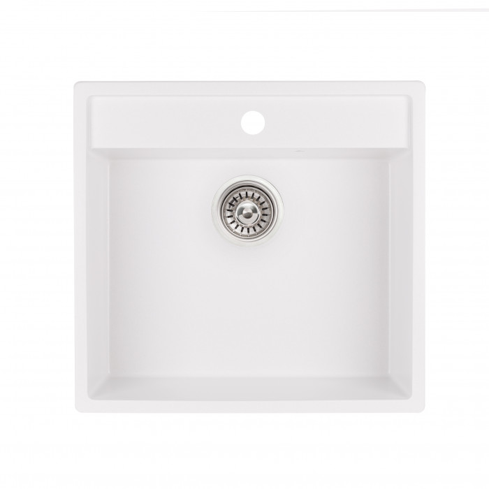 Кухонна мийка Qtap CS 5250 WHI (QT5250WHI650)