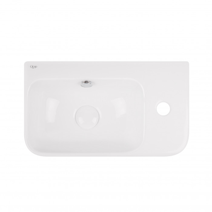 Раковина Qtap Tern з донним клапаном QT17115117RW