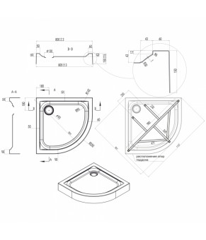 Душевой поддон Qtap Uniarc 308815