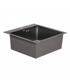 Кухонная мойка Qtap D5050BL Black 2.7/1.0 мм (QTD5050BLPVD10)
