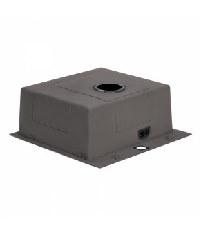 Кухонная мойка Qtap D5050BL Black 2.7/1.0 мм (QTD5050BLPVD10)