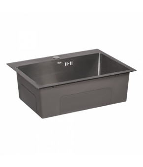 Кухонная мойка Qtap D5843BL Black 2.7/1.0 мм (QTD5843BLPVD10)