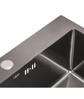 Кухонная мойка Qtap D5843BL Black 2.7/1.0 мм (QTD5843BLPVD10)
