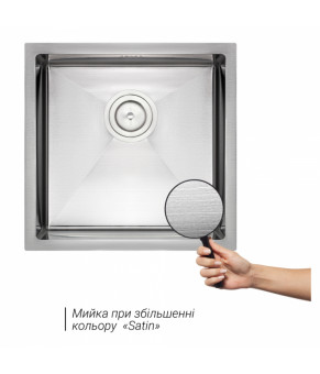 Кухонная мойка Qtap D4645 Satin 2.7/1.0 мм (QTD464510)