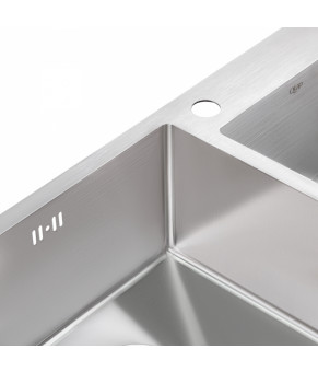Кухонная мойка Qtap S7843 Satin 2.7/1.0 мм (QTS784310)