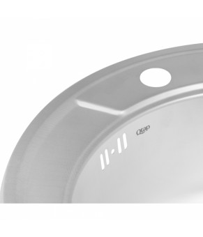 Кухонная мойка Qtap D490 Micro Decor 0,8 мм (QTD490MICDEC08)