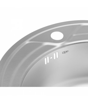 Кухонная мойка Qtap D510 Micro Decor 0,8 мм (QTD510MICDEC08)