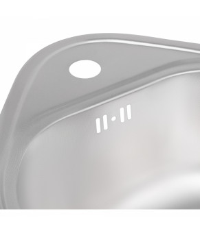 Кухонная мойка Qtap 4450 Micro Decor 0,8 мм (QT4450MICDEC08)