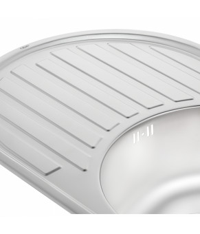Кухонная мойка Qtap 7750 Satin 0,8 мм (QT7750SAT08)
