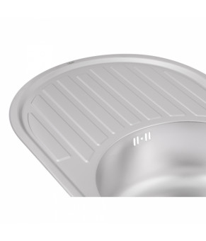 Кухонная мойка Qtap 7750 Micro Decor 0,8 мм (QT7750MICDEC08)