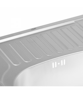 Кухонная мойка Qtap 5848 Satin 0,8 мм (QT5848SAT08)
