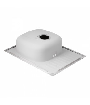 Кухонная мойка Qtap 6550 Satin 0,8 мм (QT6550SAT08)