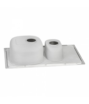 Кухонная мойка Qtap 7850-B Satin 0,8 мм (QT7850BSAT08)