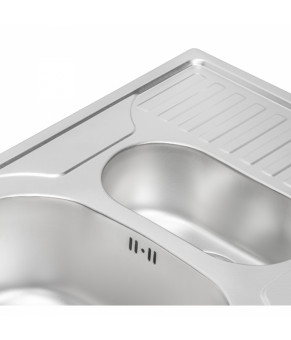 Кухонная мойка Qtap 7850-B Micro Decor 0,8 мм (QT7850BMICDEC08)