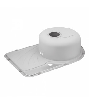 Кухонная мойка Qtap 6744L Satin 0,8 мм (QT6744LSAT08)