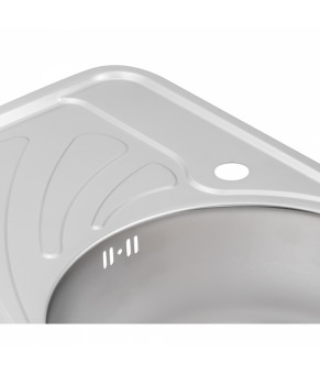 Кухонная мойка Qtap 6744R Satin 0,8 мм (QT6744RSAT08)