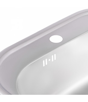 Кухонная мойка Qtap 4947 Satin 0,8 мм (QT4947SAT08)