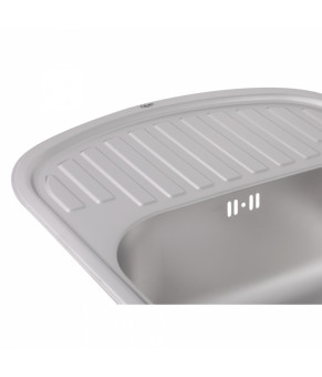 Кухонная мойка Qtap 6349 Satin 0,8 мм (QT6349SAT08)