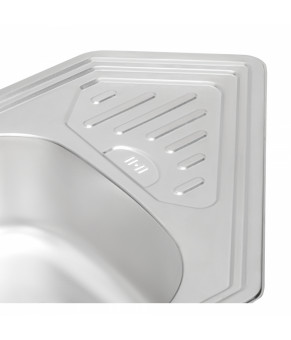 Кухонная мойка Qtap 9550 Satin 0,8 мм (QT9550SAT08)