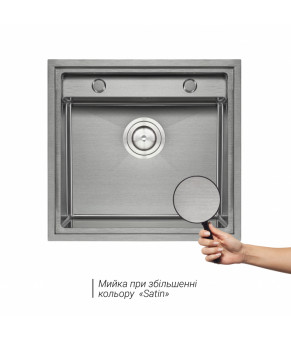 Кухонная мойка Qtap D5249 Satin 3.0/1.2 мм (QTD52493012)