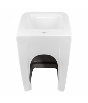 Биде напольное Qtap Crow 545х360х410 White (QT05443370W)
