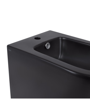 Биде напольное Qtap Scorpio Matt black QT14441003CMB