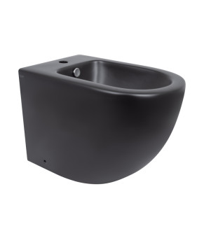 Биде напольное Qtap Robin Matt black QT13442141CMB