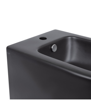 Биде напольное Qtap Robin Matt black QT13442141CMB