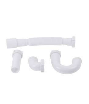 Сифон для кухонной мойки Lidz (WHI) 60 08 E002 00