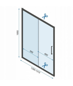 Душевая кабина Rea Rapid Slide 130х90 KPL-09884