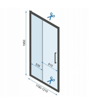 Душевая кабина Rea Rapid Slide 120x100 KPL-09861