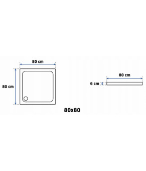 Душевая кабина + поддон Rea Punto 80x80 10490527652