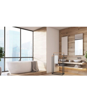 Вешалка для полотенец Rea Black Bamboo 390709