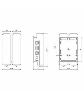 Диспенсер для жидкого мыла Qtap Davcovac mydla DM350CS2
