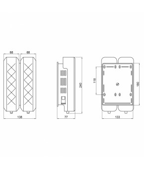 Диспенсер для жидкого мыла Qtap Davcovac mydla DM350CP2