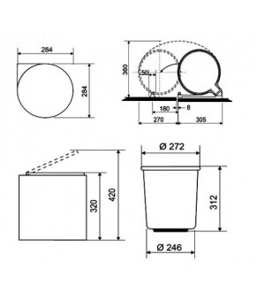 Мусорное ведро Hailo Big-Box 3715-90