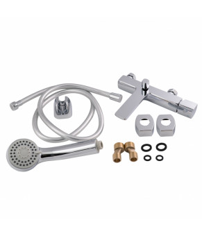 Смеситель для ванны Qtap Krychle 3052104GC