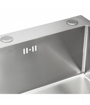 Набор 4 в 1 Qtap кухонная мойка D6045 Satin + смеситель + сушилка + дозатор для моющего средства