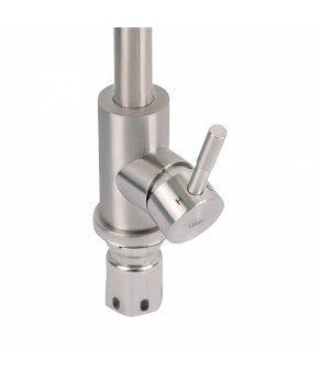 Набор 4 в 1 Qtap кухонная мойка D6045 Satin + смеситель + сушилка + дозатор для моющего средства