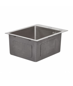 Кухонная мойка Lidz Handmade H4050 Brushed Steel 3.0/1.0 мм (LDH4050BRU39258)