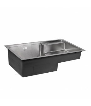Кухонная мойка Qtap D7848-L Satin 3.0/1.2 мм (QTD7848L3012)