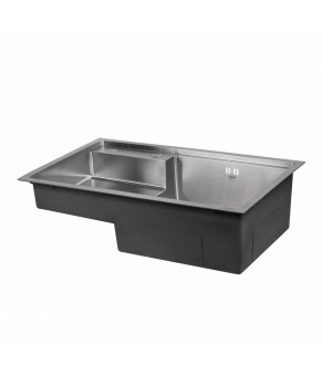Кухонная мойка Qtap D7848-R Satin 3.0/1.2 мм (QTD7848R3012)