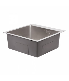 Кухонная мойка Qtap DK5050 Satin 2.7/1.0 мм (QTDK50502710)